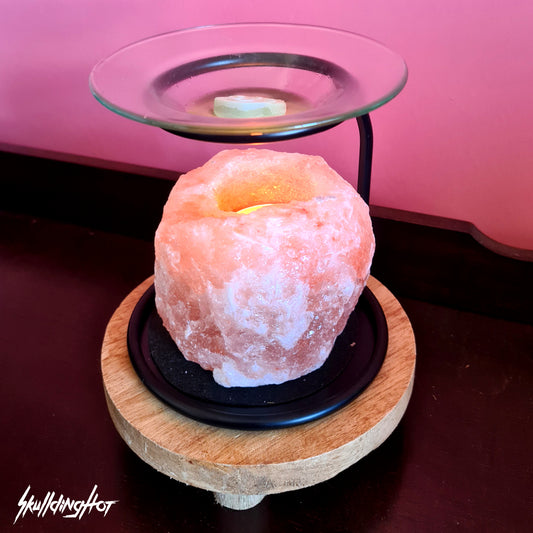 Salt stone fragrance burner