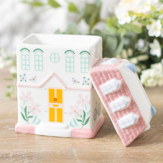 Fragrance burner pastel house