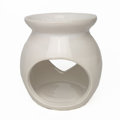 Räuchergefäß weißes Herz