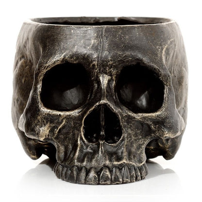Skull flowerpot