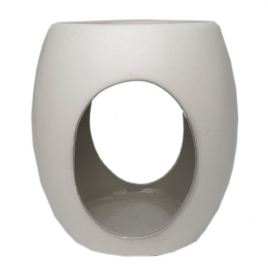 Duftbrenner, weiß, oval