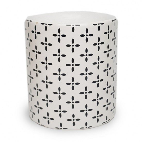 Duftbrenner mit weißem Motiv