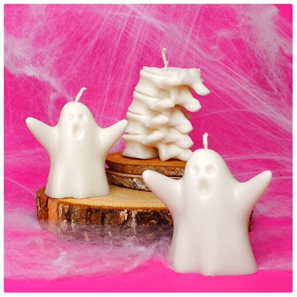 Halloween ghost candle