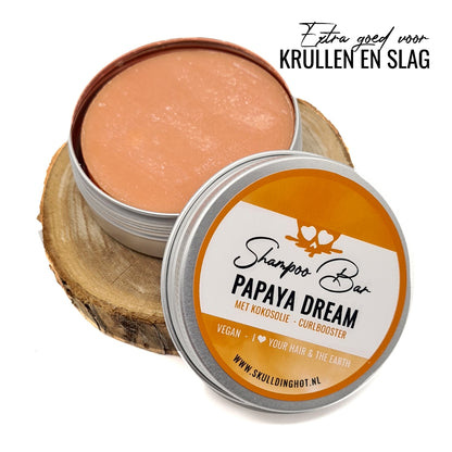 Papaya dream shampoo bar
