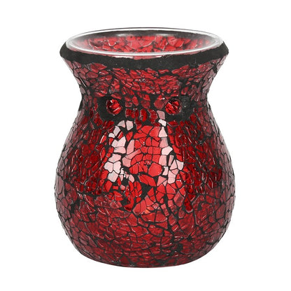 Mosaic fragrance burner red