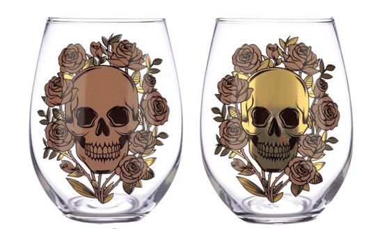 Skull drinking glasses