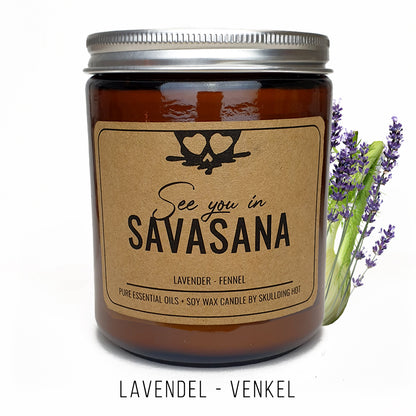 See you in Savasana - natural scented candle