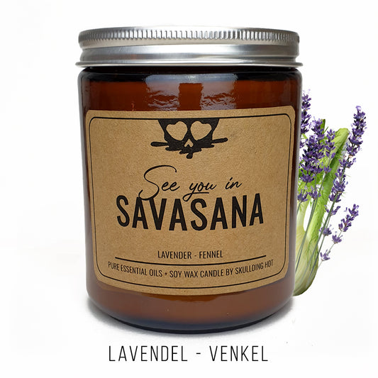 See you in Savasana - natural scented candle