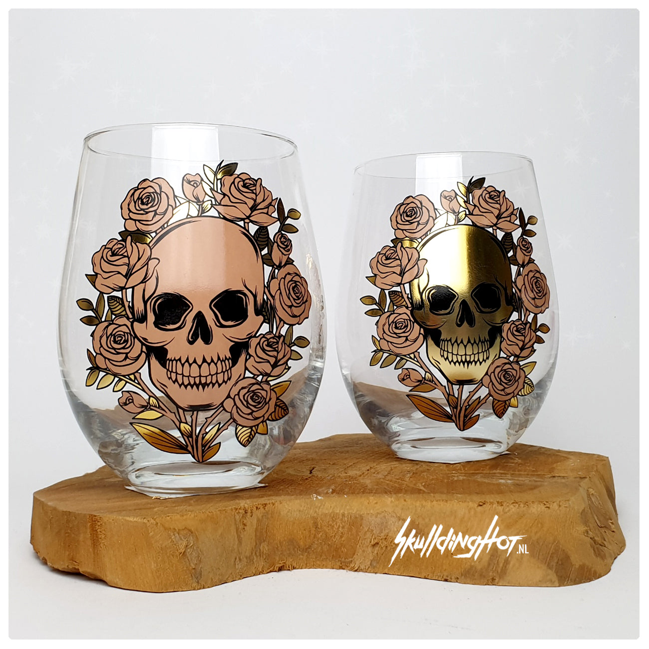 Schedel drinkglazen