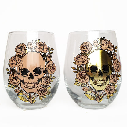 Schedel drinkglazen