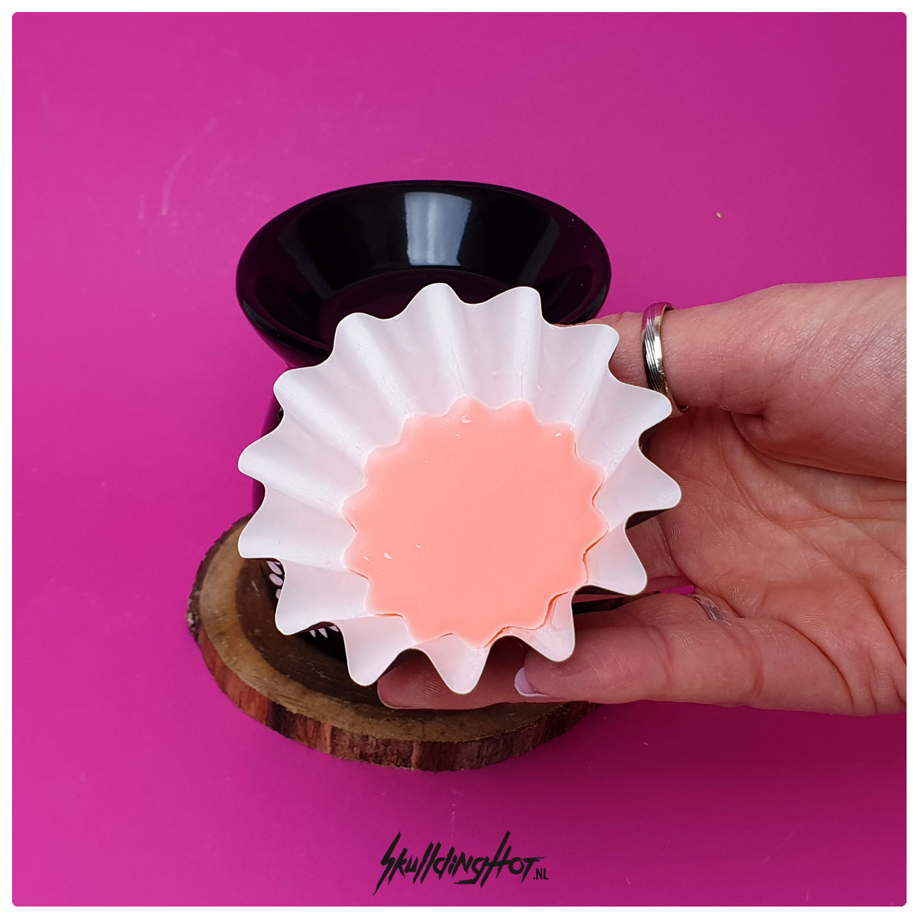 Waxmelt liner roze (3stuks)